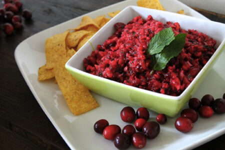 Zesty Cranberry Orange Salsa Recipe